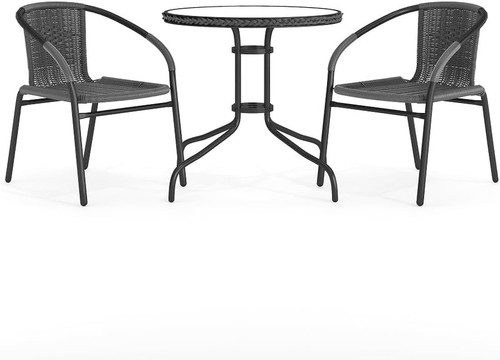Patio dining set piece - set, 3-piece
