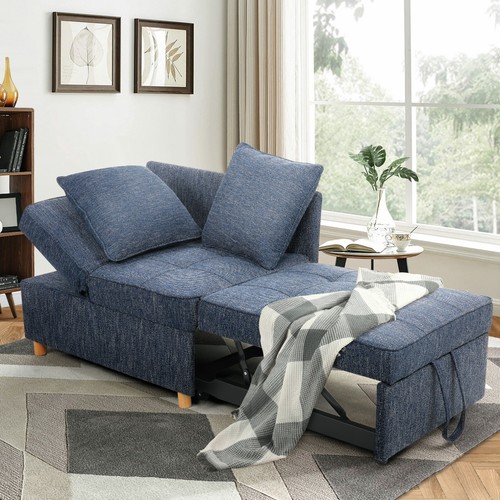 Folding ottoman sleeper bed - folding,