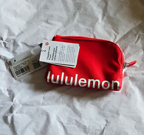 Lululemon zip logo card wallet - lululemon,