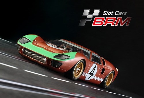 Brm167 slot car - car, ford