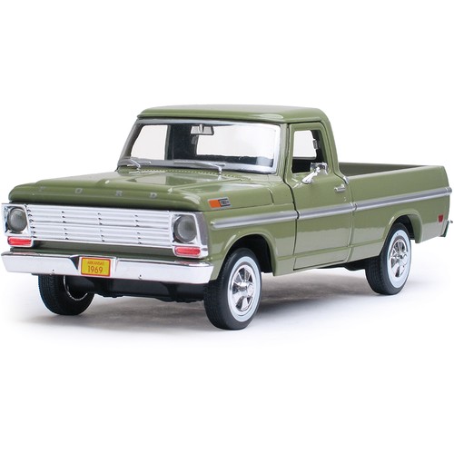 1969 ford 100 pickup green - f-100,