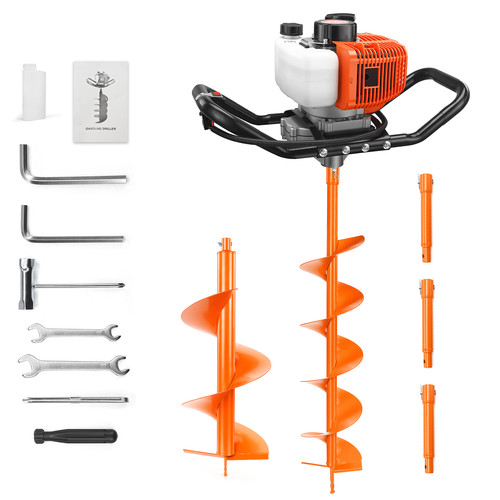 Post hole digger 63cc gas - post,