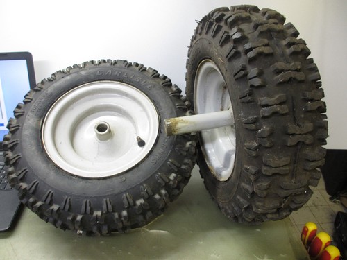 Used snowblower tires and - 1,