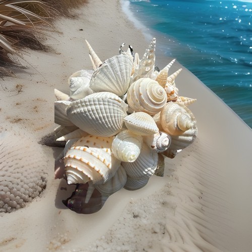 Natural seashell wedding - seashell,