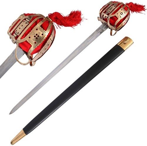 Scottish brass basket hilt - brass,
