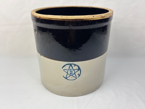Antique blue star stoneware - blue, 3