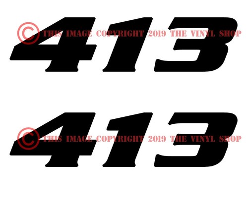 Set 413 engine size - of,