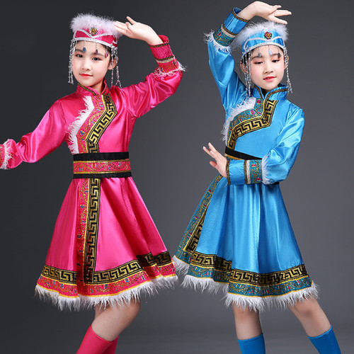 Children mongolian dance - children's,