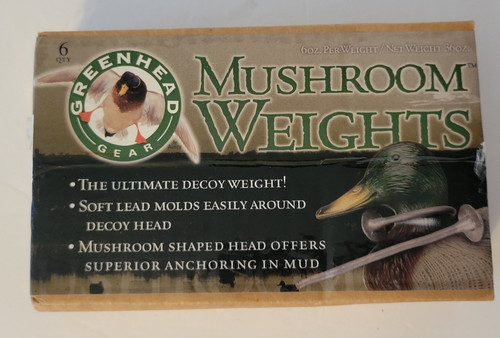 Green head gear mushroom - green,
