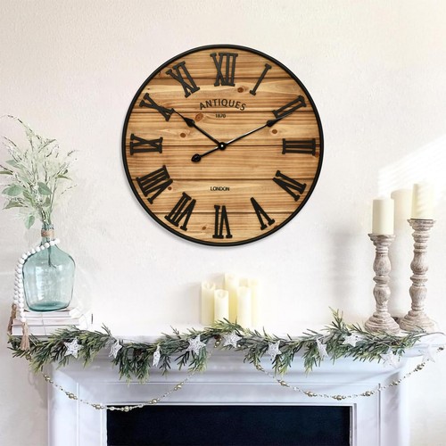 Farmhouse wall clock - 24",