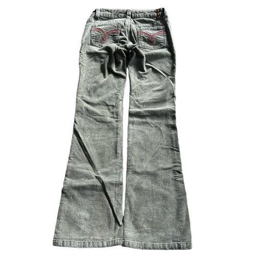 Y2k zana low rise green - zana,