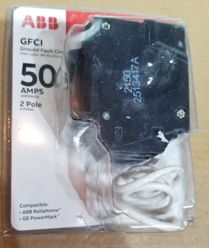 Abb pole 50a ground - 2-pole, fault