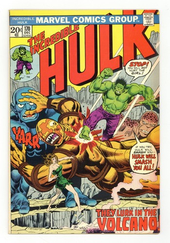 Incredible hulk 170 4 5 - hulk, vg+