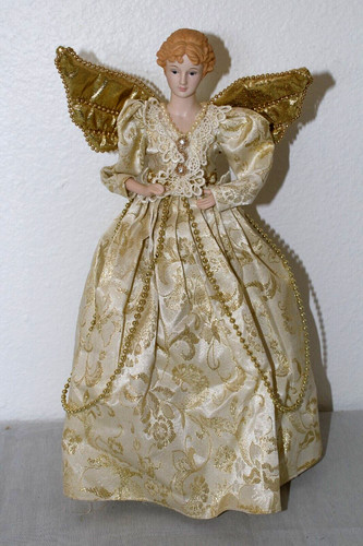 Christmas angel tree topper - christmas,