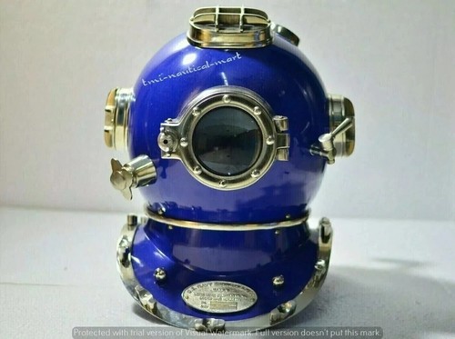 Antique blue diving - antique,