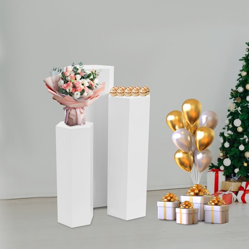 Metal display pillar wedding - metal,