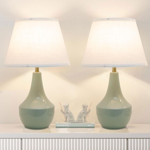 Green table lamps - green, of