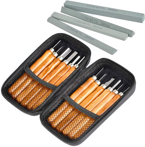 17pack small wood carving - 17pack,