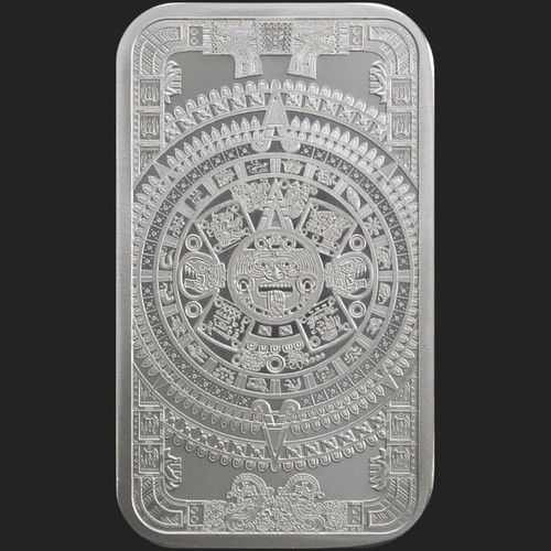 Aztec calendar silver - oz,