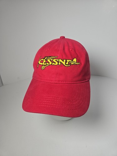 Cessna plane airplane cap - cap, red