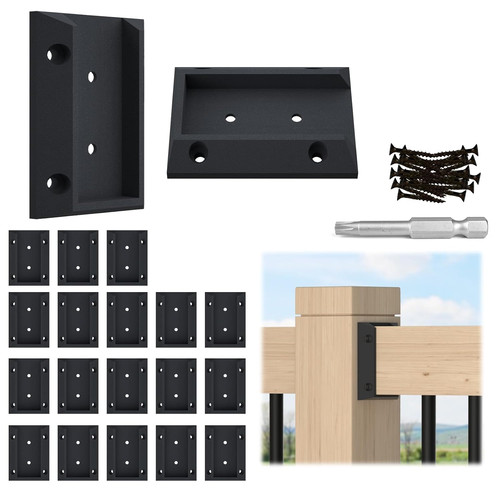 20pcs deck railing - 20pcs, brackets