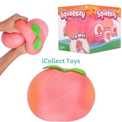 Viral squishy peach - squishy, jumbo