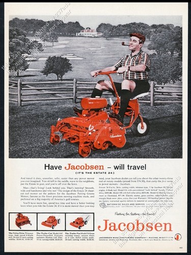 1959 jacobsen estate riding - jacobsen,