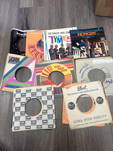 Rpm record sleeves lot - record,
