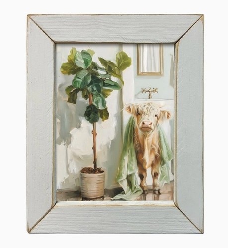 Highland cow bathroom - highland,
