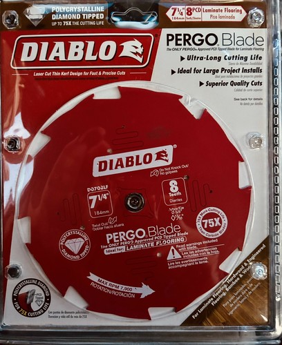 Diablo d0708lf pergo - diablo, 7-1/4"