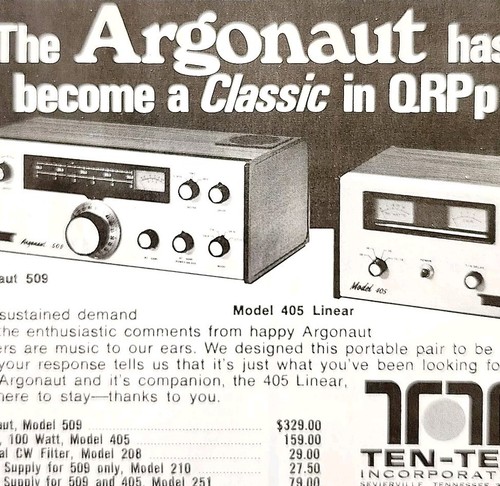 1975 ten tec - inc, argonaut