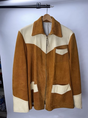 Vintage 1940s two - two-tone, leather