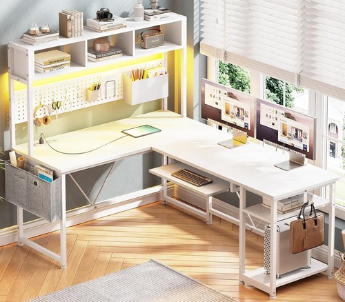 Shaped office desk corner - l,