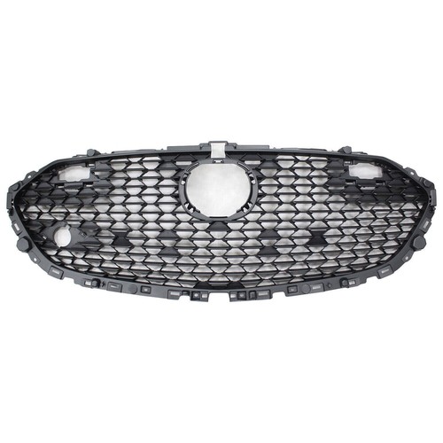 Front matte black grille for - black,