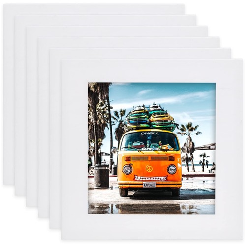 5x5 white picture frames - white,