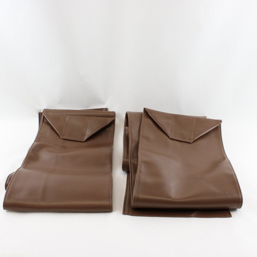 Lot brown leather - lot, of