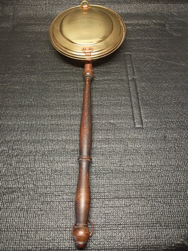 Antique bed warmer copper - bed,