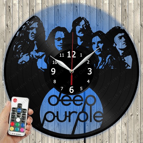 Led clock deep purple - deep,