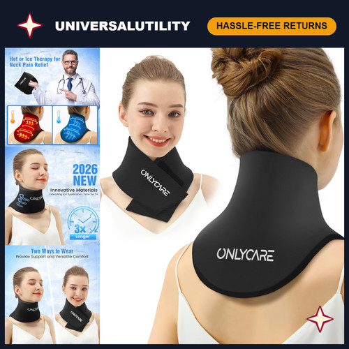 Neck ice pack wrap reusable - pack,