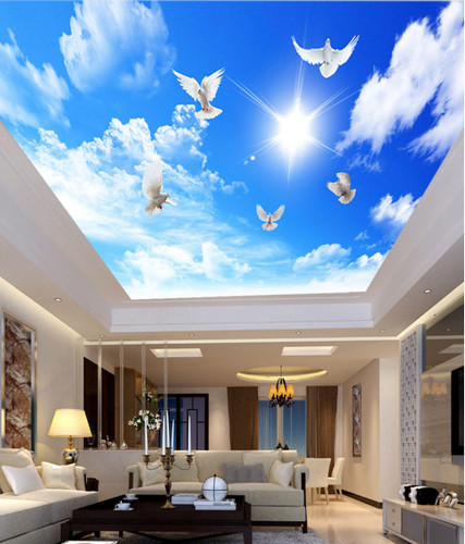 Birds sky 543 - 3d, ceiling