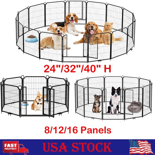 Metal dog playpen - metal,