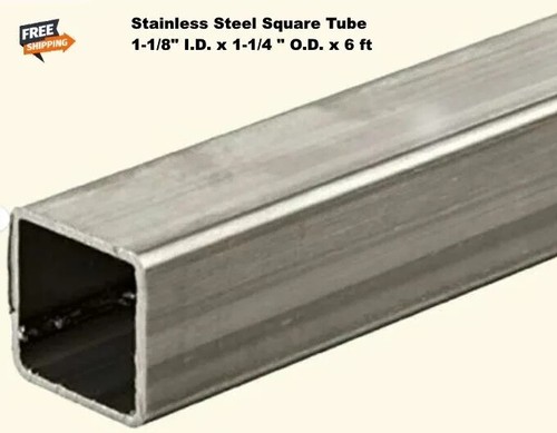 Stainless steel hollow square - stainless,