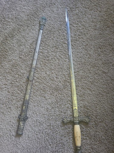 Antique presentation sword - presentation,