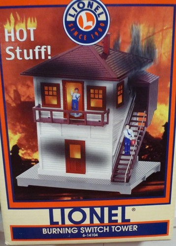 Lionel burning switch tower - lionel,