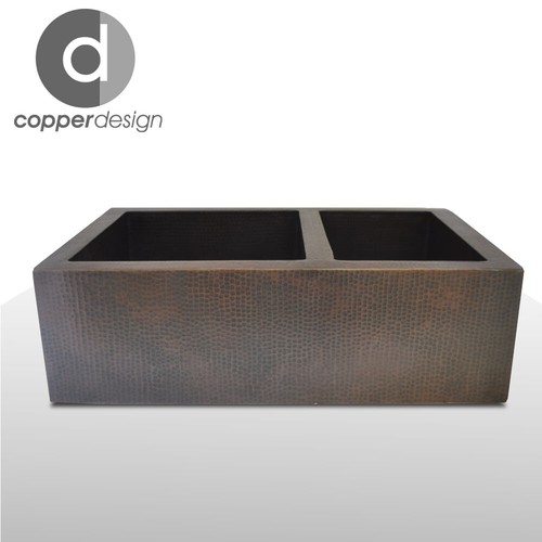Copper double well - copper, farmhouse