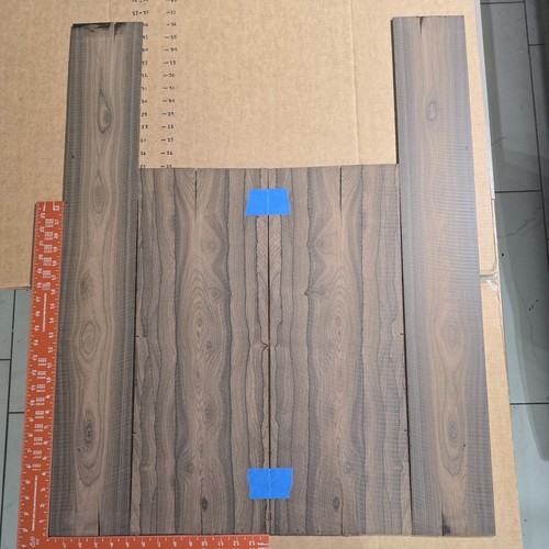 Ziricote guitar back and side - back,