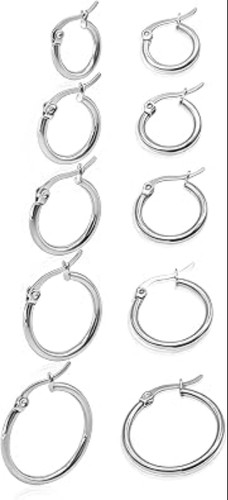 Pairs surgical huggie hoop - huggie,
