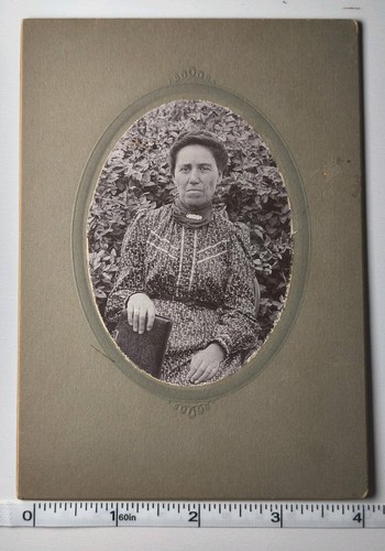 Antique cabinet card - cabinet,