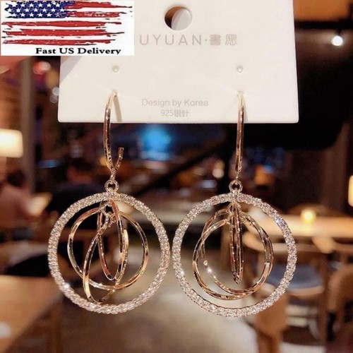 Silver plated gold - gold, crystal