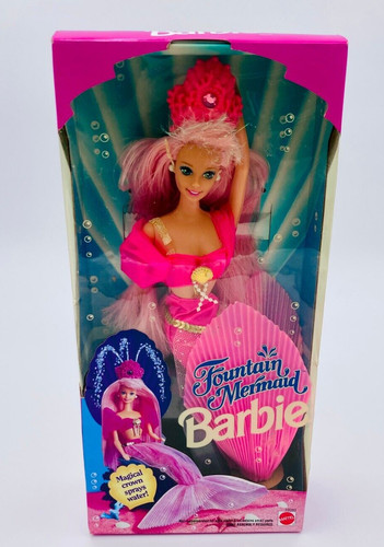 Fountain mermaid barbie doll - fountain,